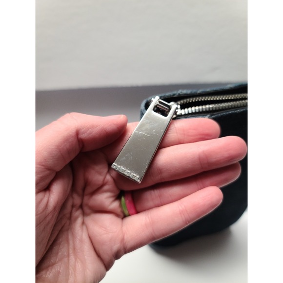 Diesel Denim Wallet Women Blue Jean Wallet Multiple Compartments Functional Zip - Picture 8 of 16